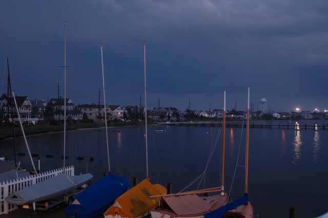 the marina